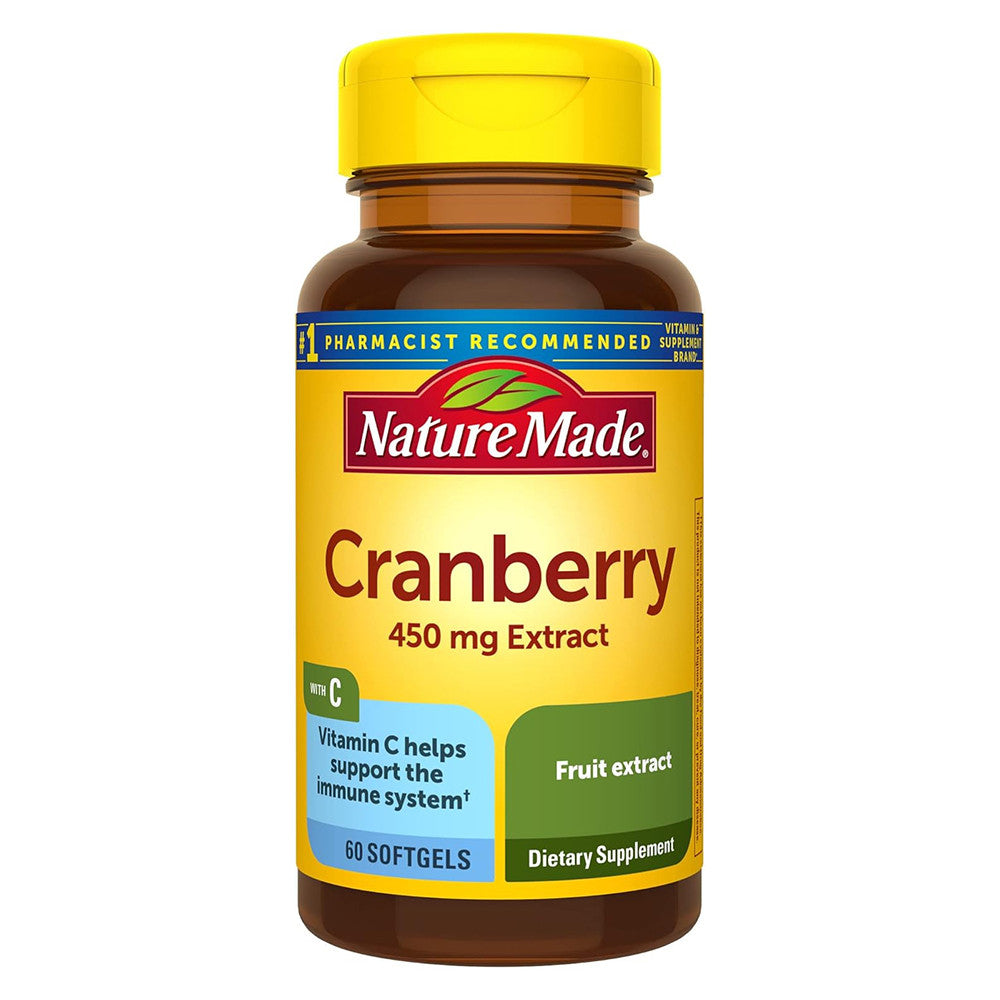Nature Made Super Strength 450 Mg Extract, Cranberry Softgels - 60 Ea